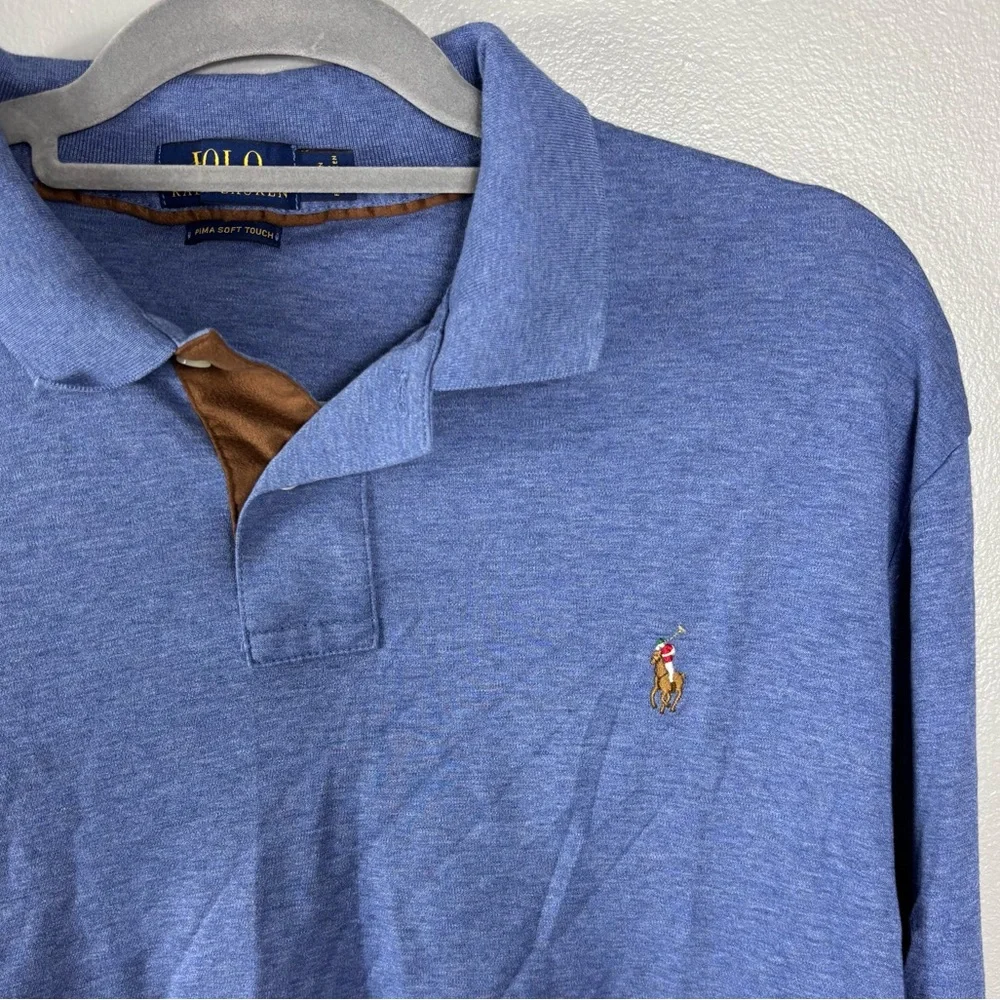 Polo Ralph Lauren Pima Soft Touch Long Sleeve‎ Polo Size XL